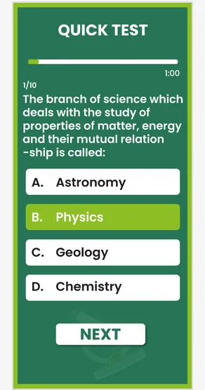 Timed quiz